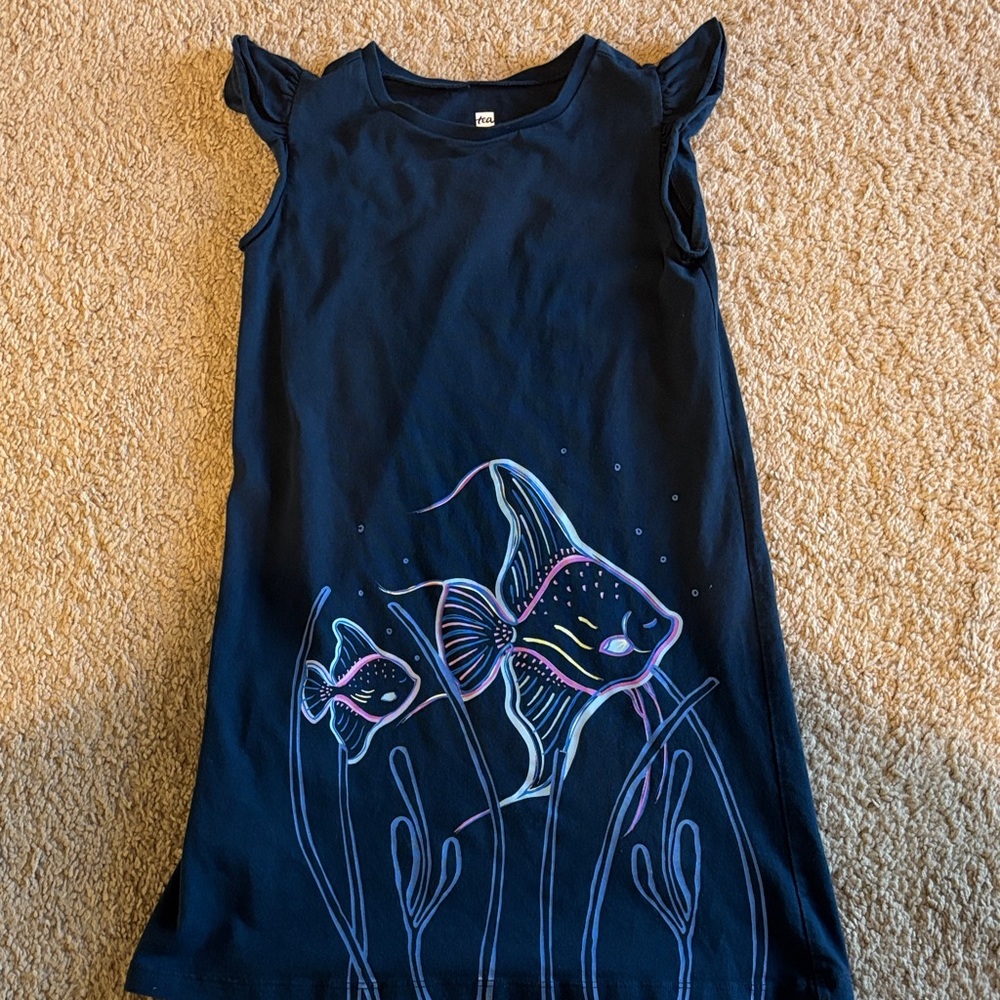 Tea Collection Deep Blue Dress